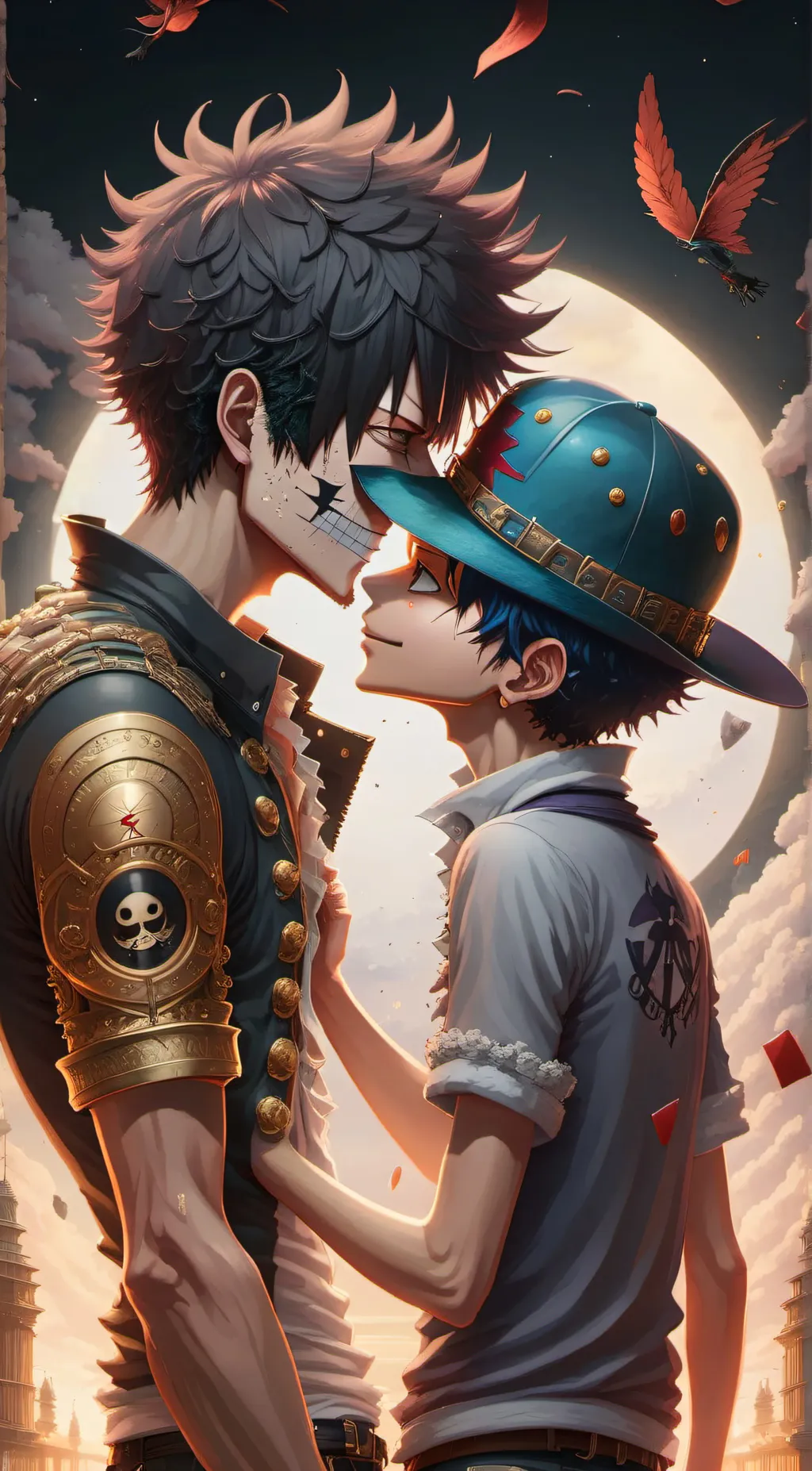 ai character: Dabi and ace background
