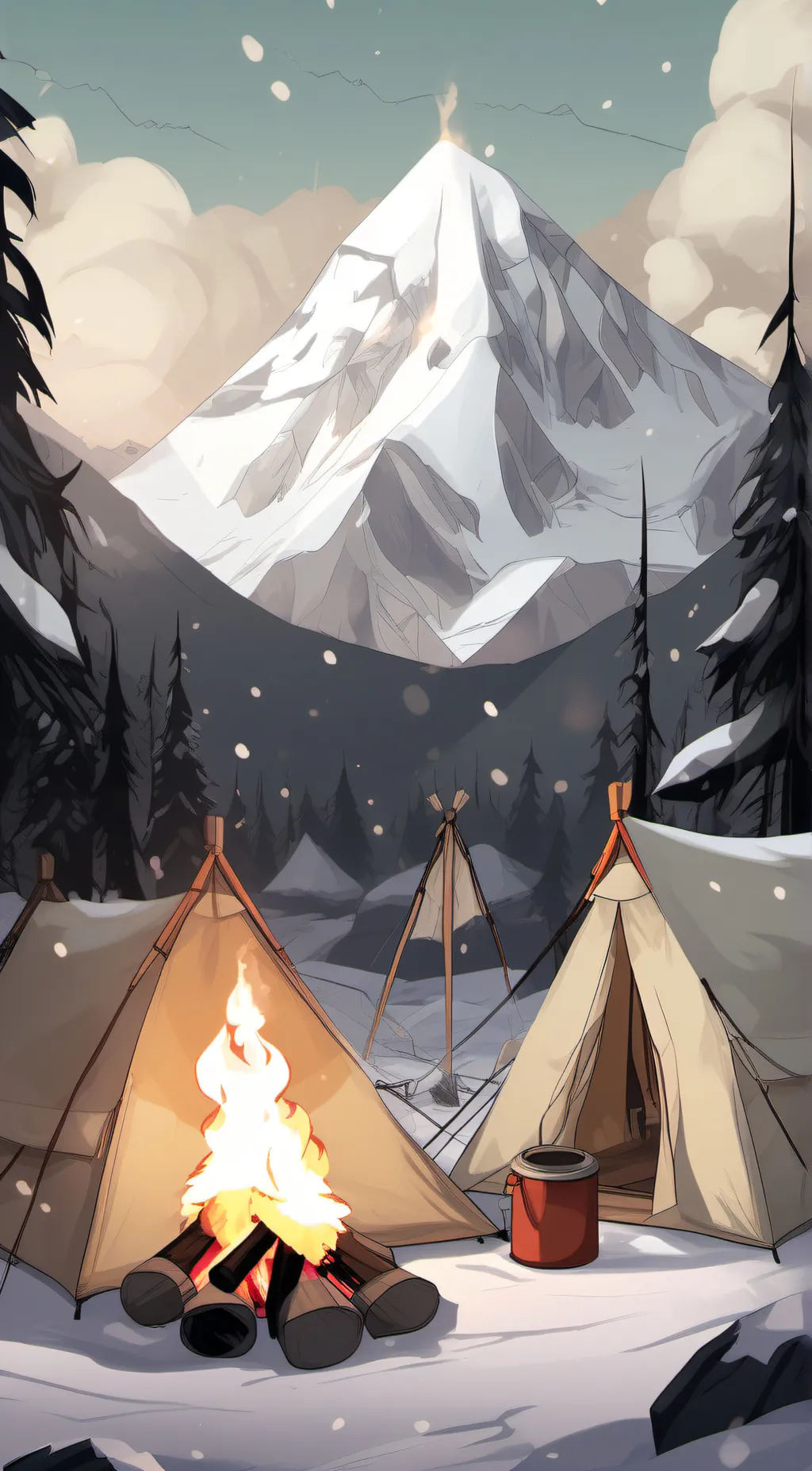 ai character: creepypasta camp background