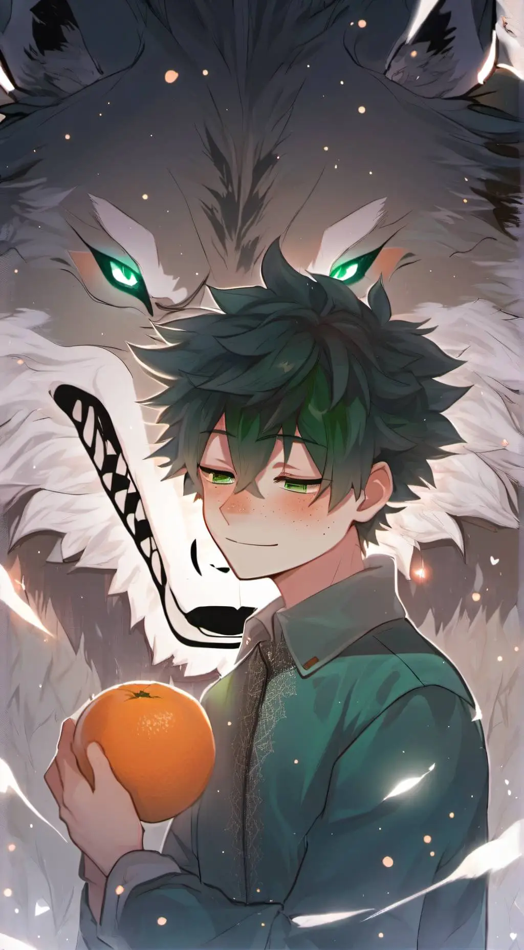 ai character: deku background