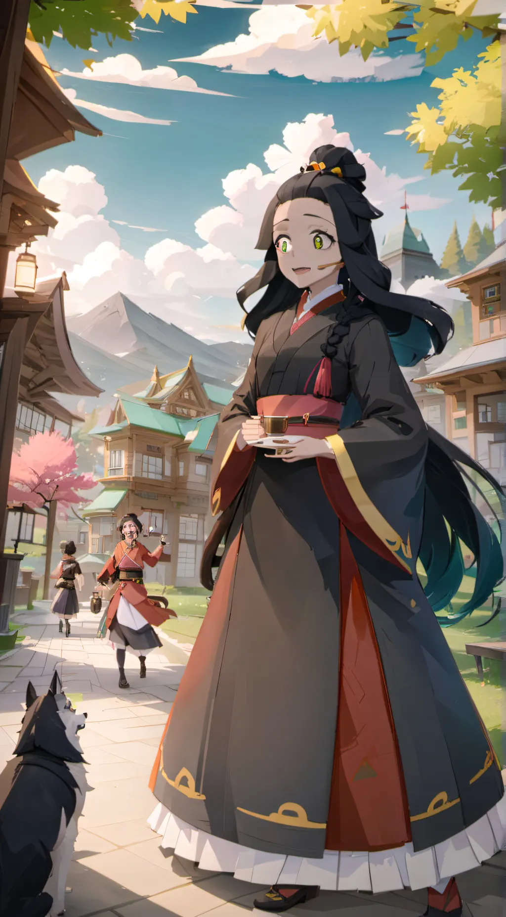 ai character: Hashiras. background