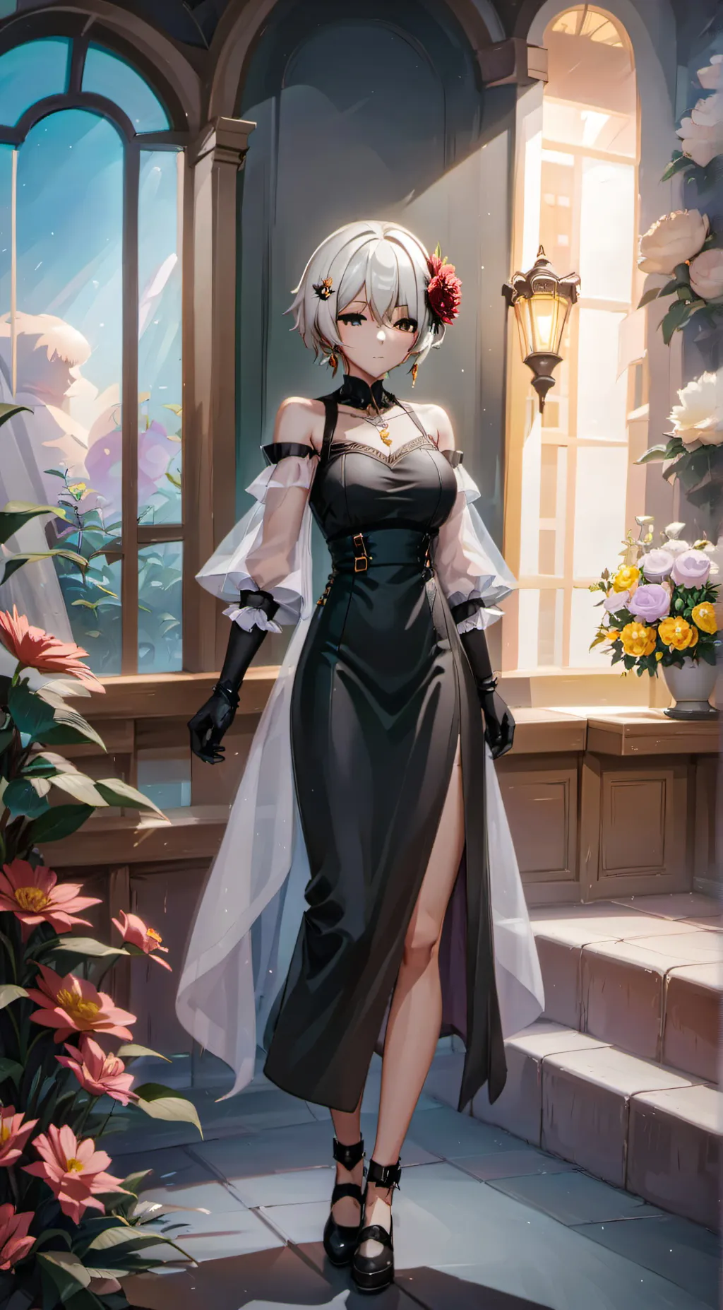 ai character: Yorha background