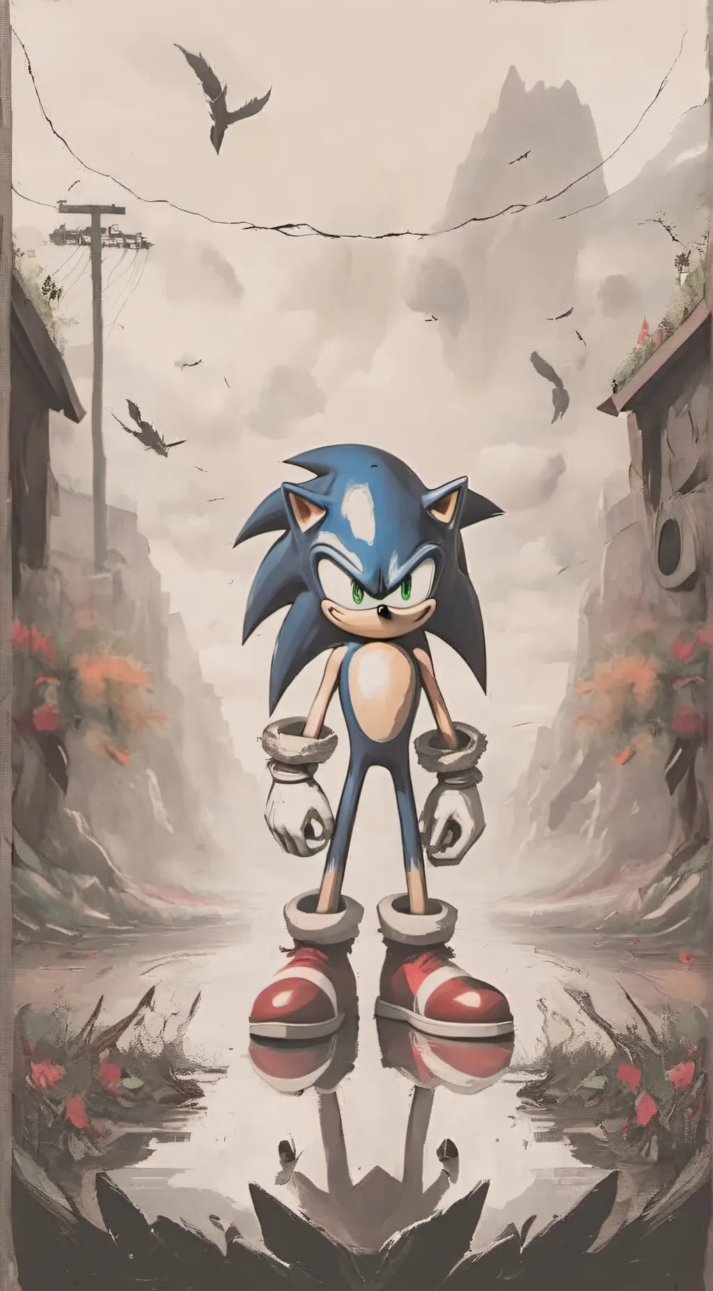 ai character: sonic background