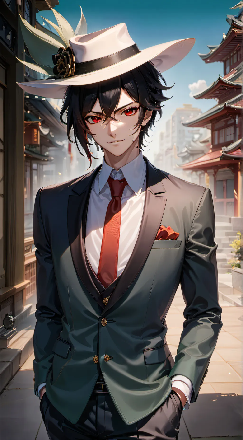 ai character: Muzan background