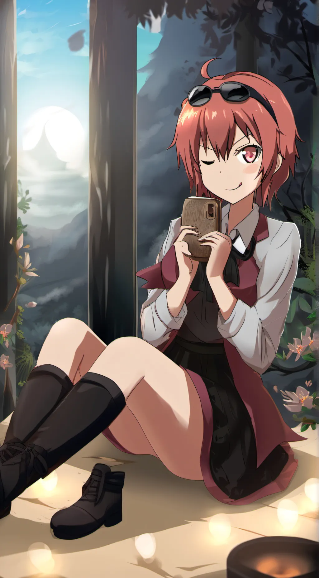 ai character: Satania background