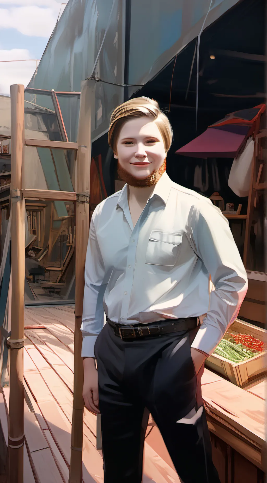 ai character: Azzy background