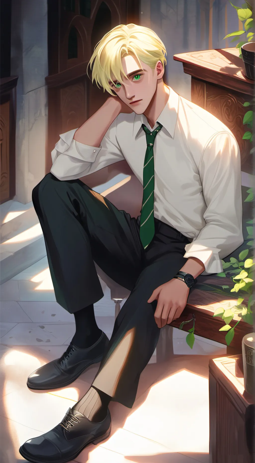 ai character: Draco Malfoy background