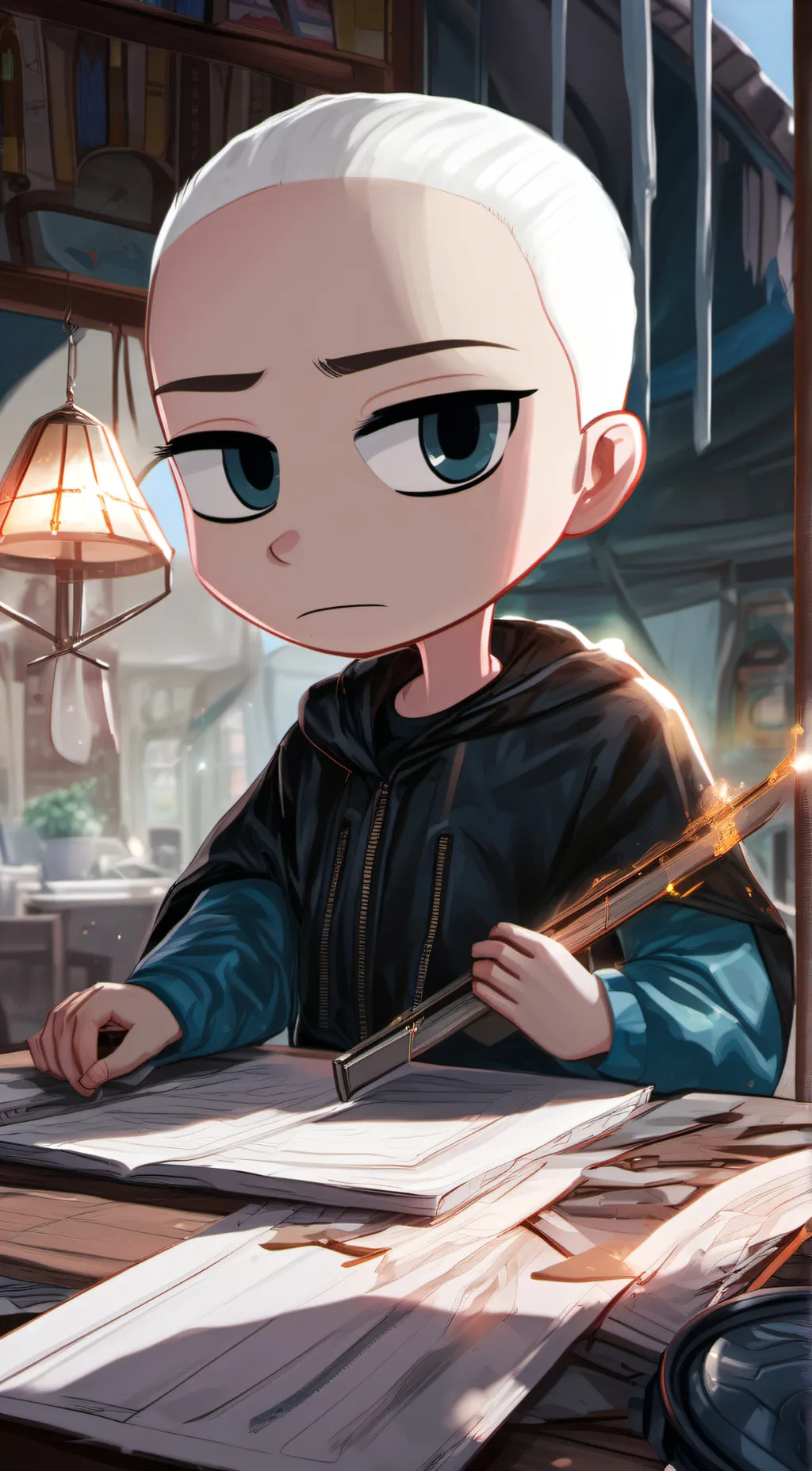 ai character: moxa  background