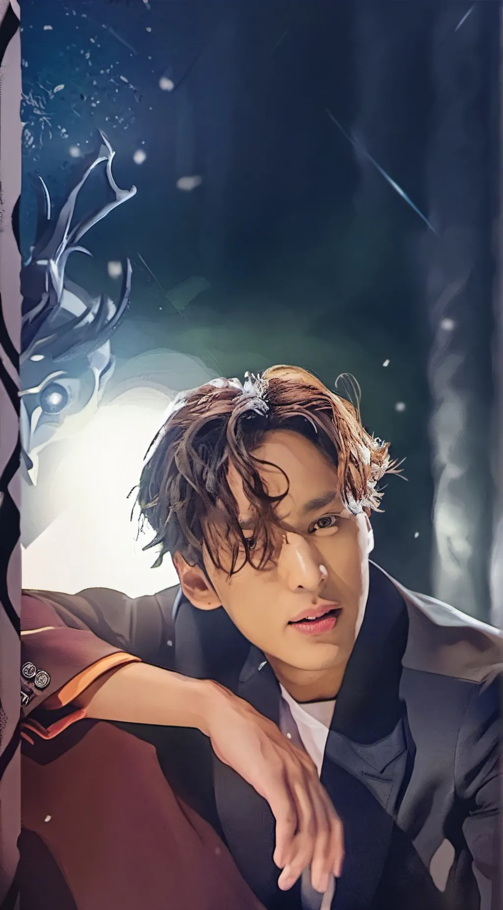 ai character: Kim mingyu  background