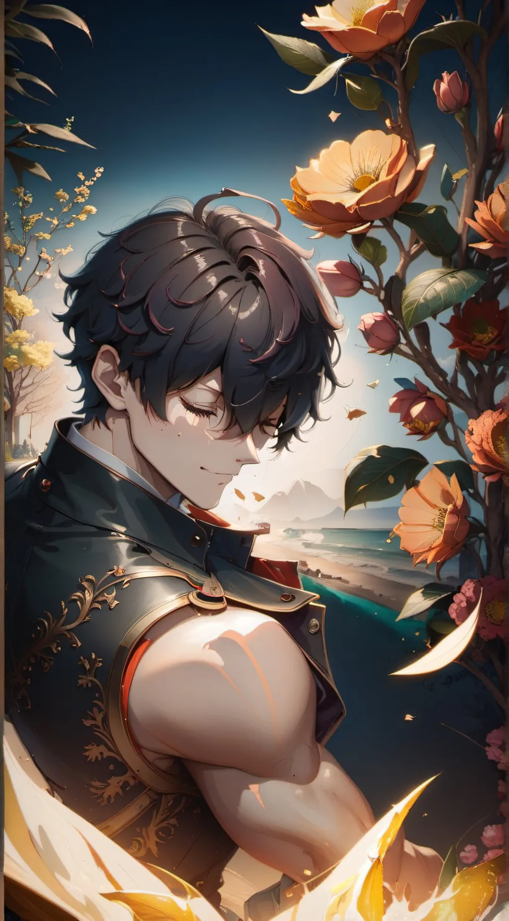 ai character: Sexy man background