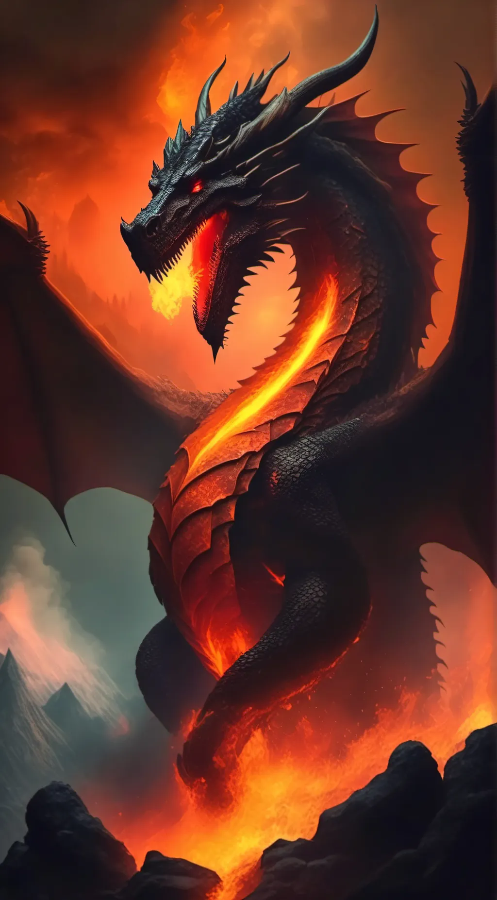 ai character: Deathwing  background