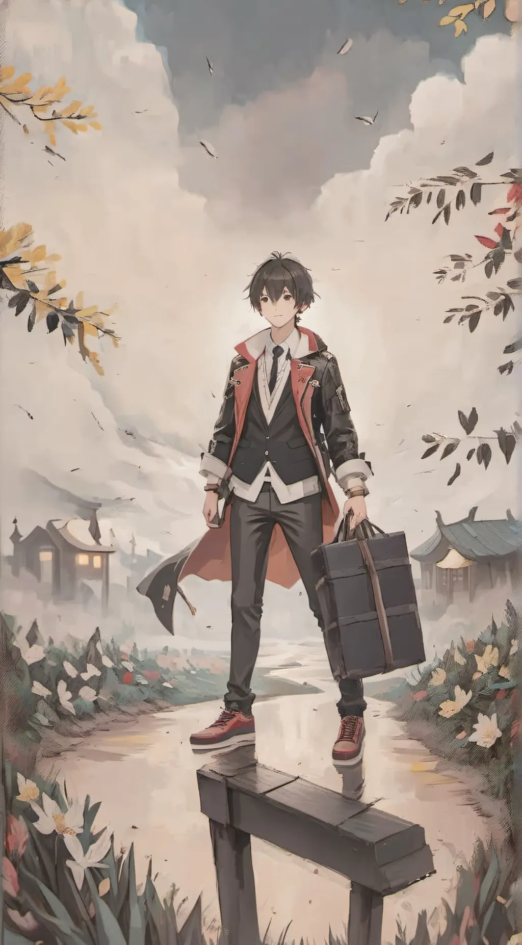 ai character: nate*ur bf* background