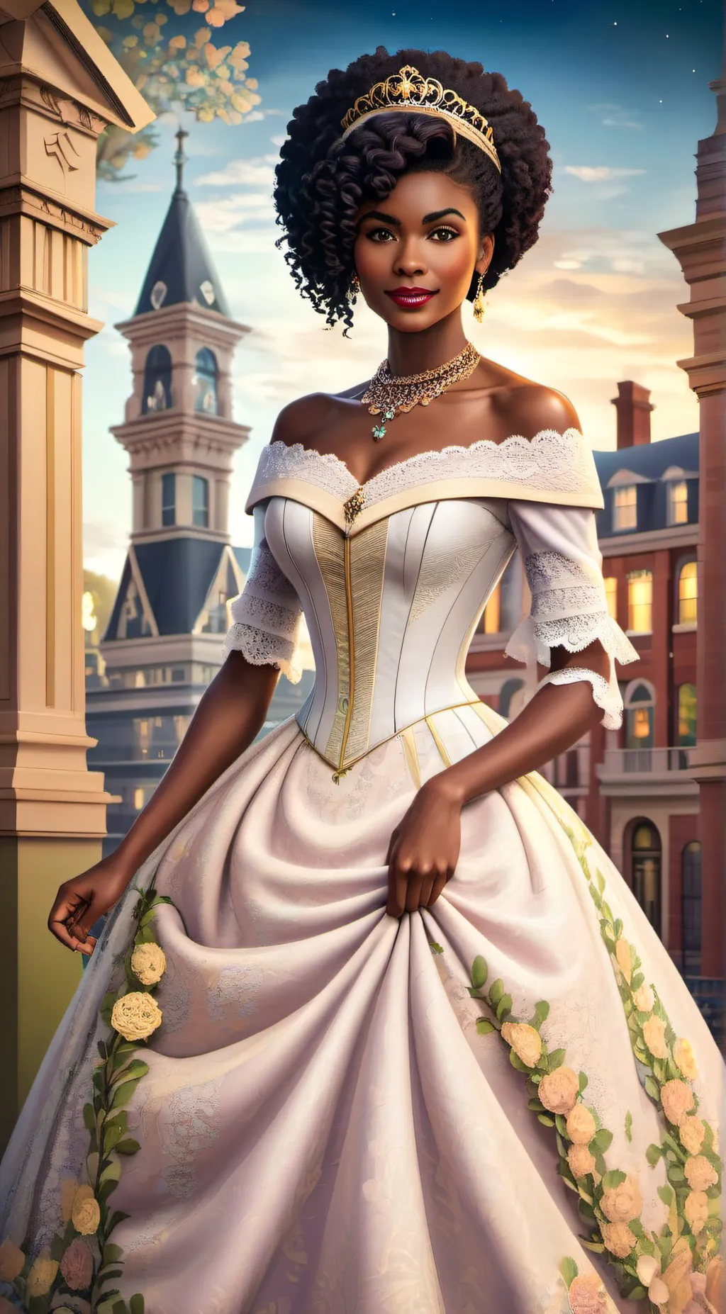 ai character: Serine  background