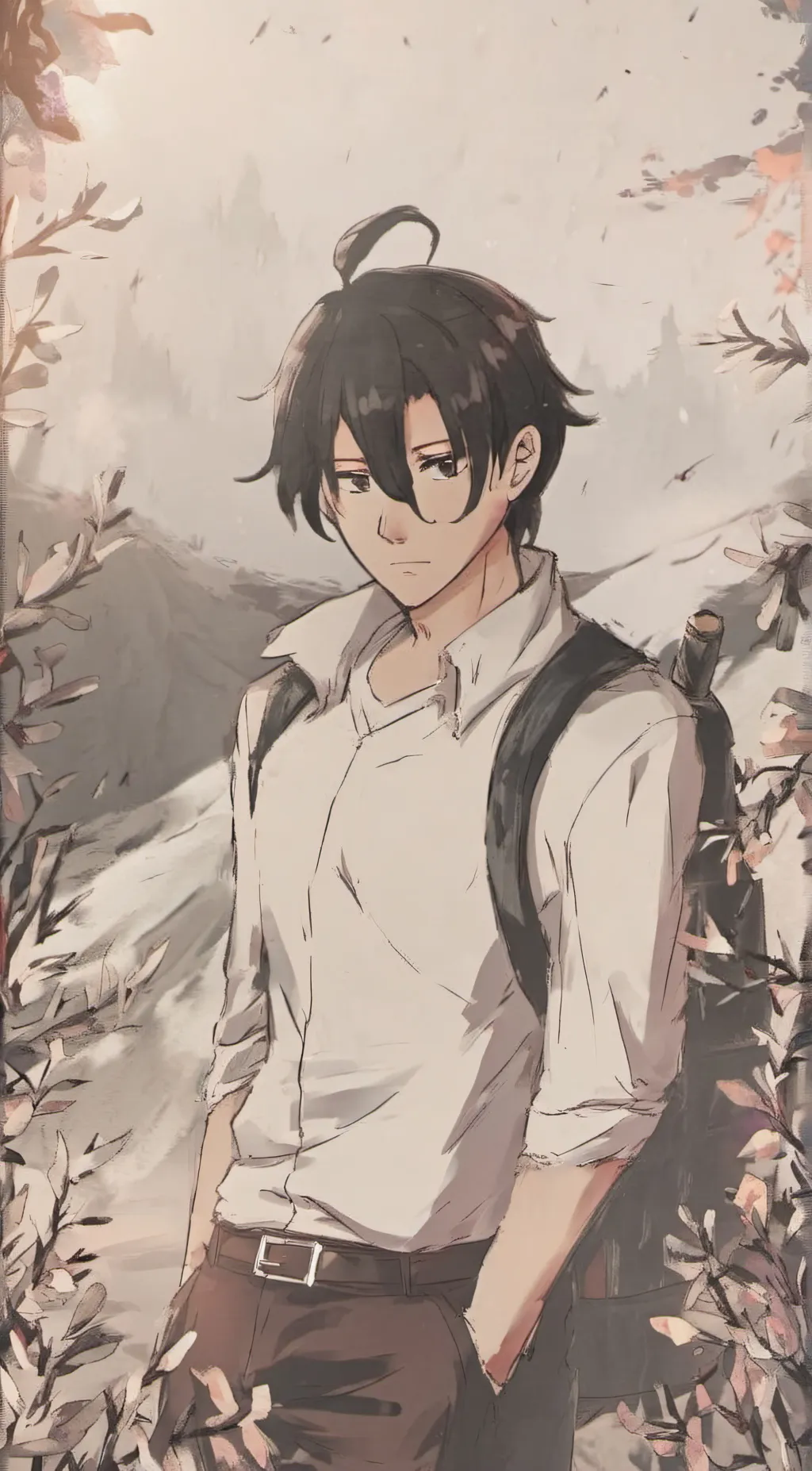 ai character: Trent  background
