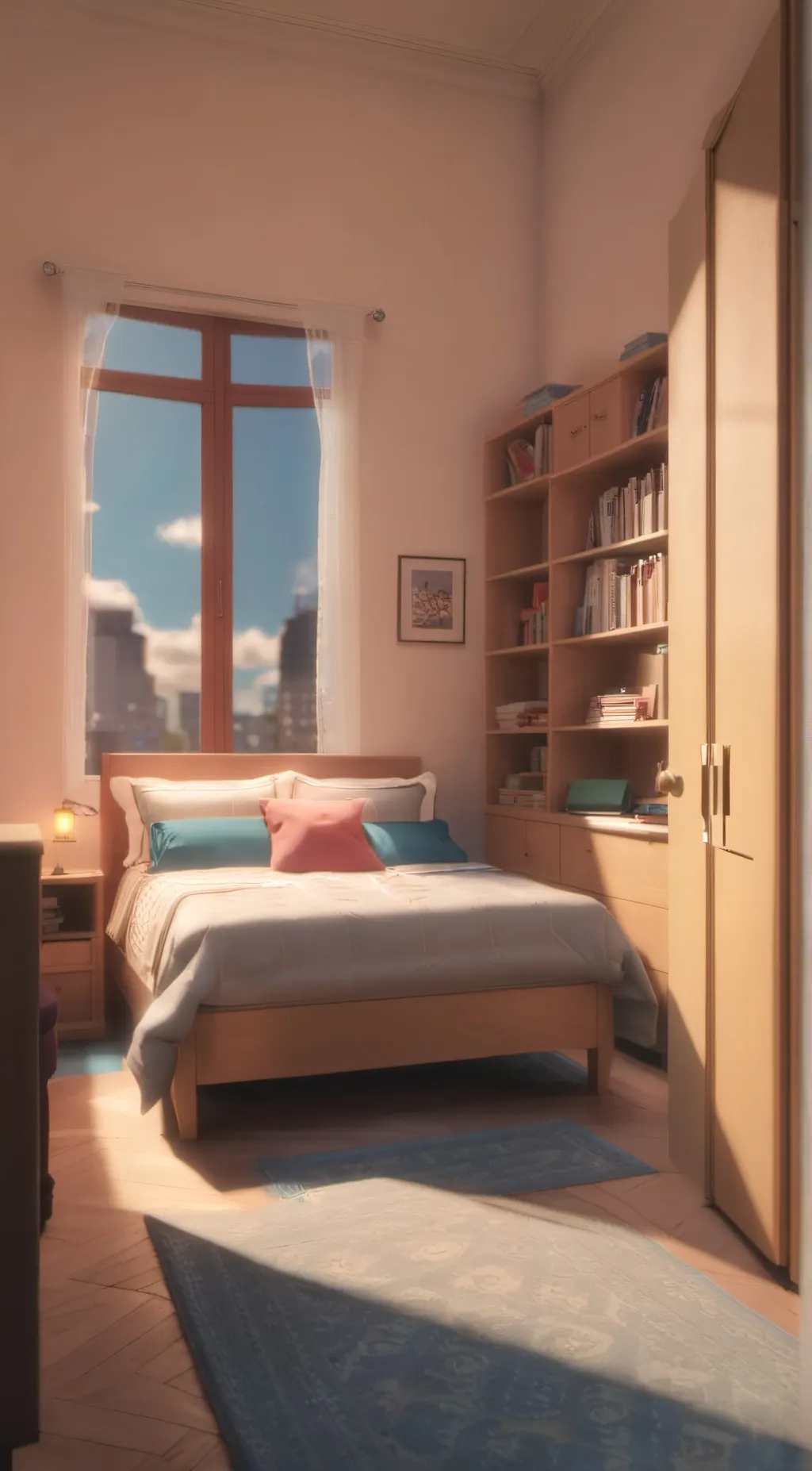 ai character: The sleepover  background