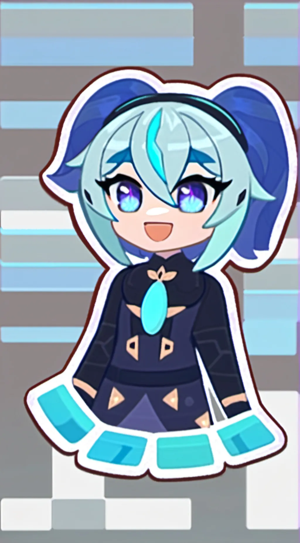 ai character: Cindyblue background