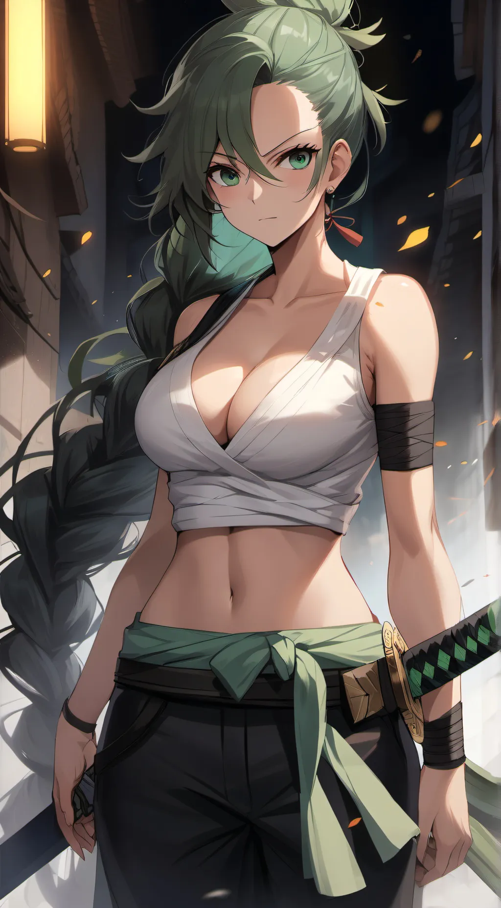 ai character: Zoro’s Sister background