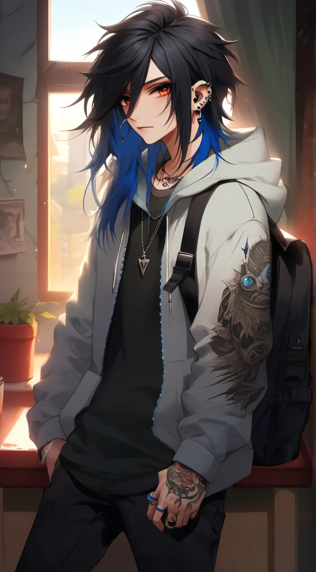 ai character: Jason  background