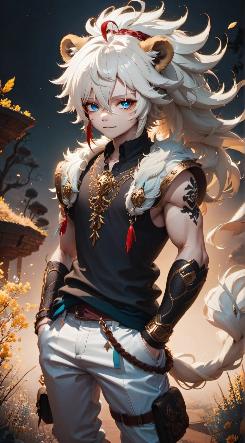 ai character: Ling Yang  background