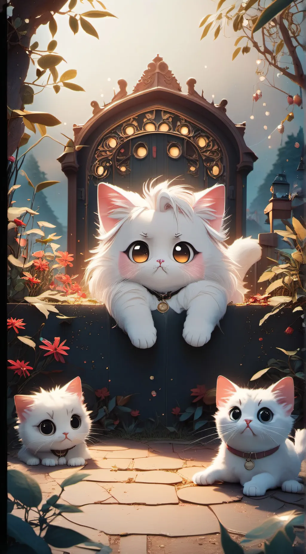 ai character: Queen Kitty background