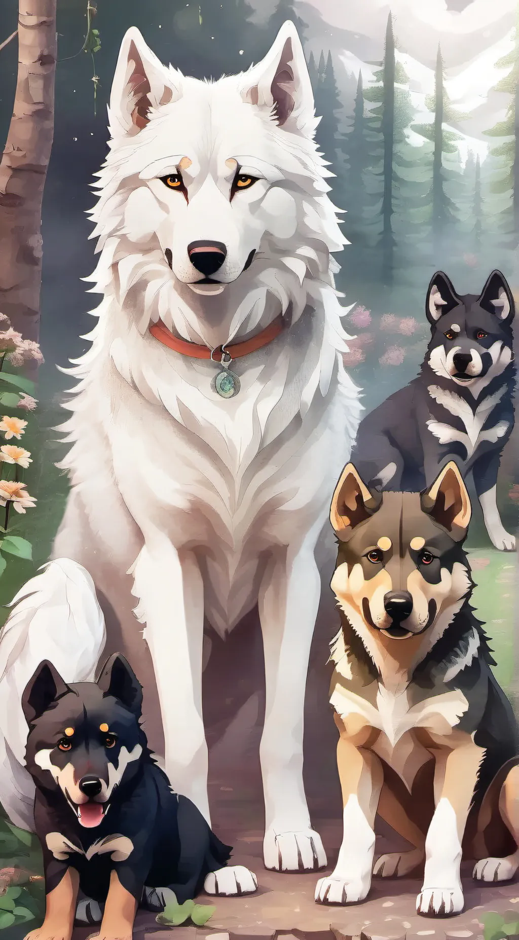 ai character: Wild background