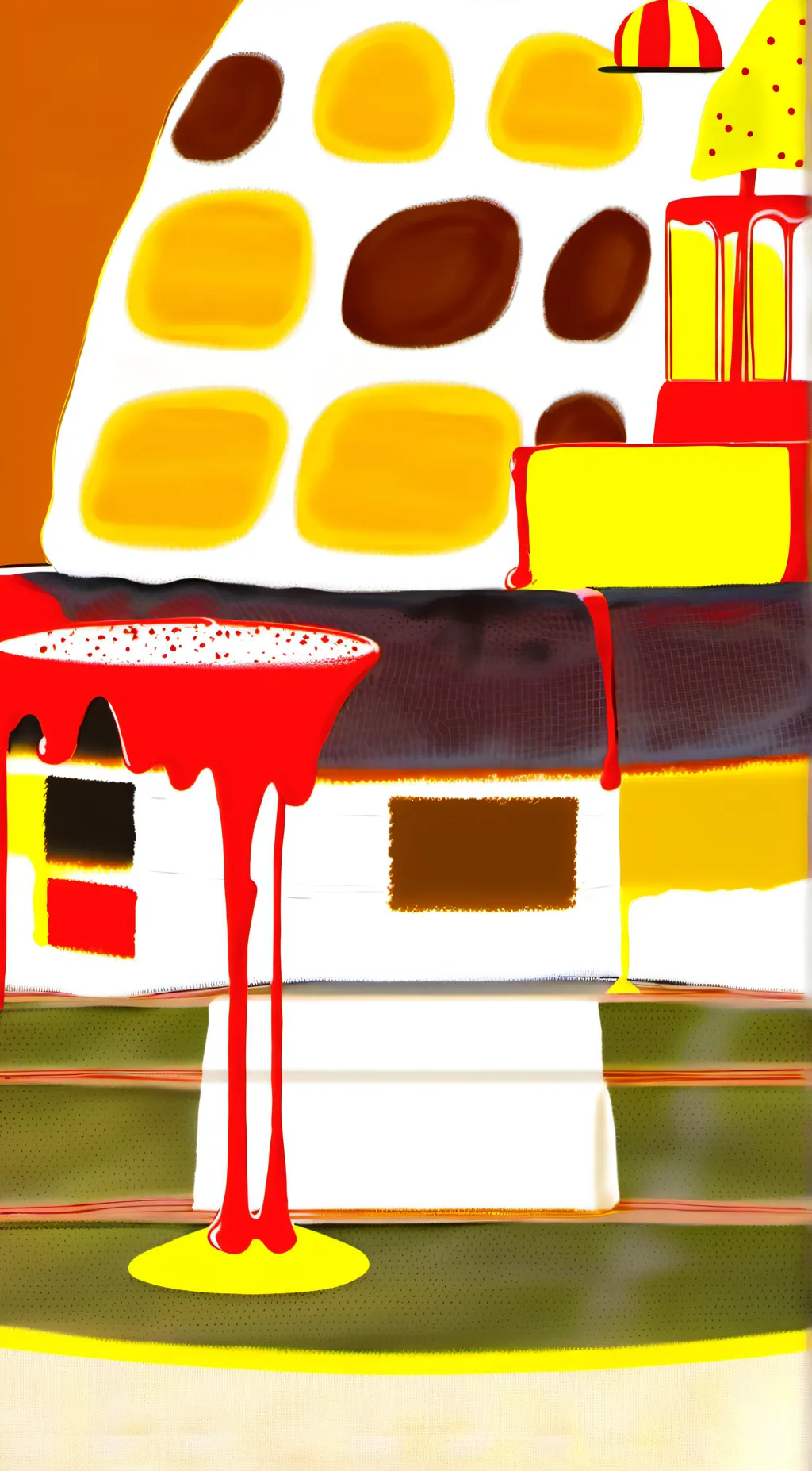 ai character: Pudding background