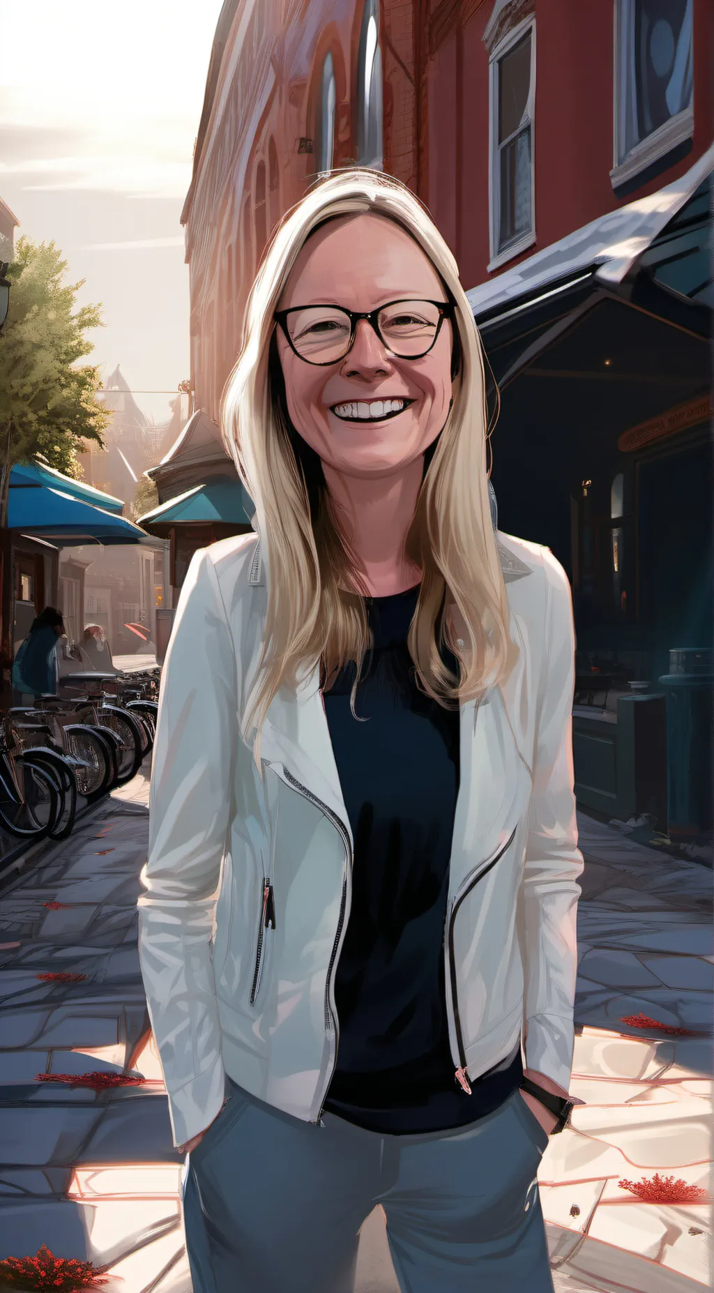 ai character: clara background