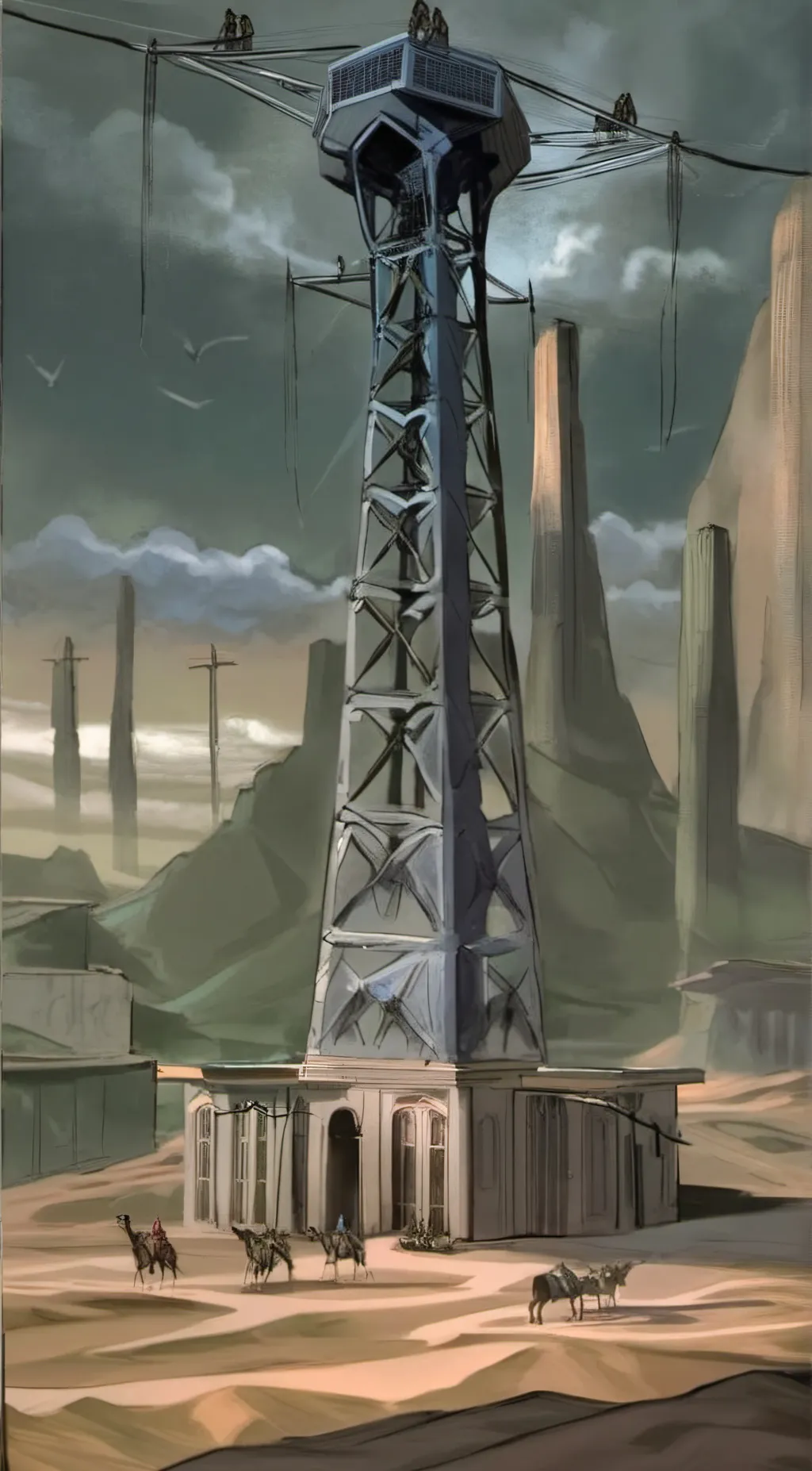 ai character: the tower rp background