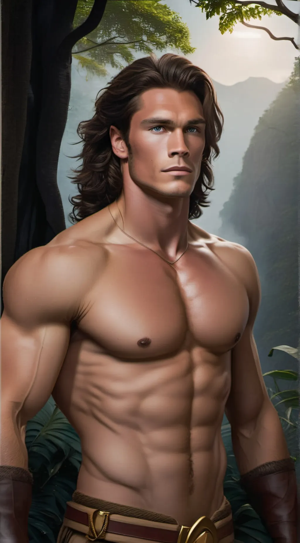 ai character: Tarzan background