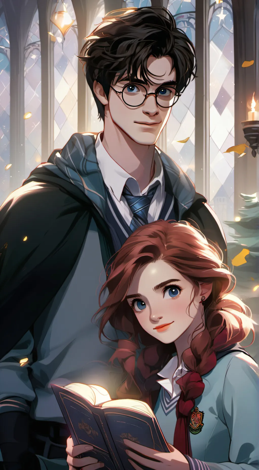 ai character: Harry and ginny background