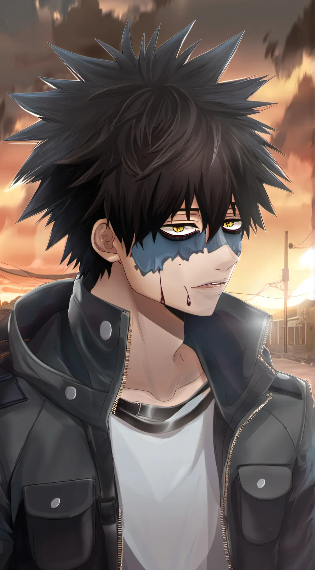 ai character: dabi background