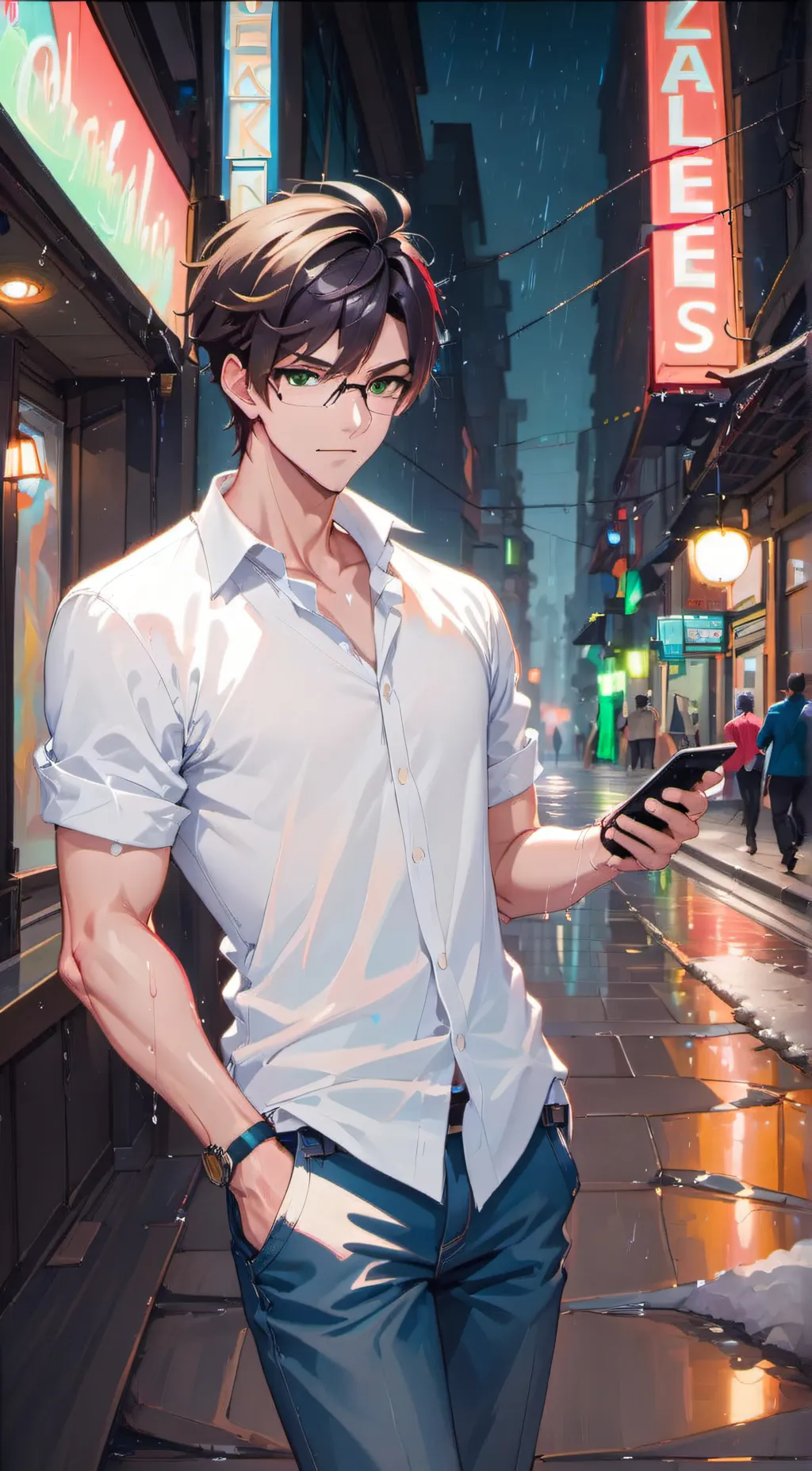 ai character: Alex background