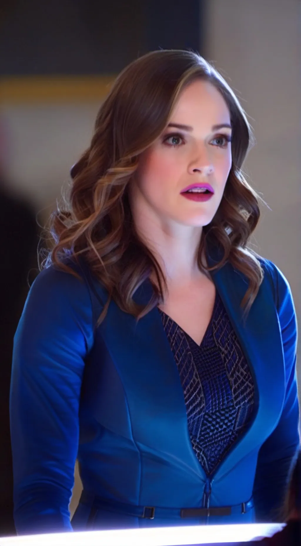 ai character: Caitlin Snow  background