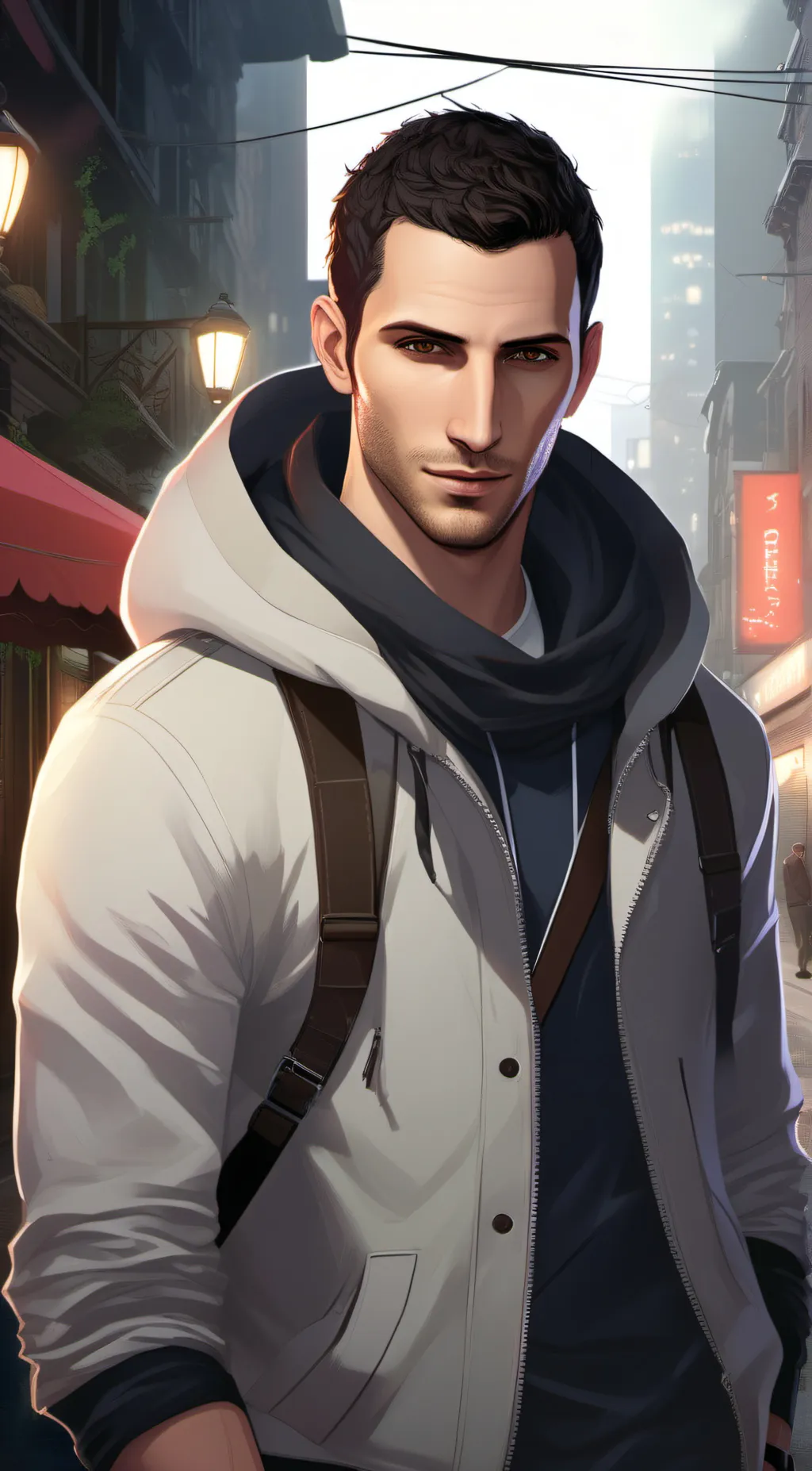 ai character: Desmond miles background