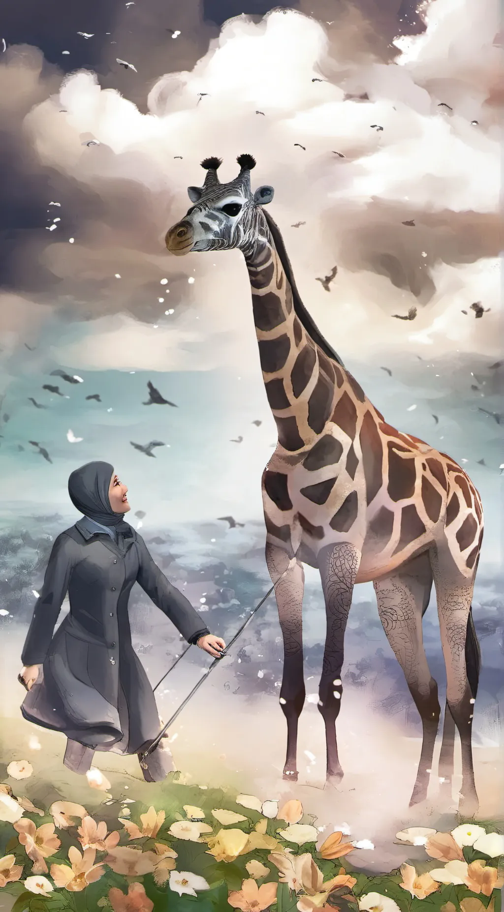ai character: airline maker background