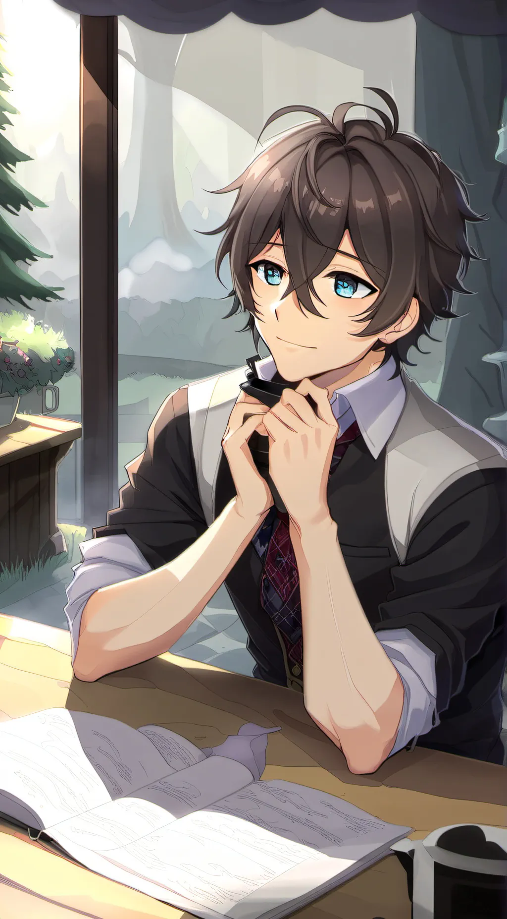 ai character: Carson  background