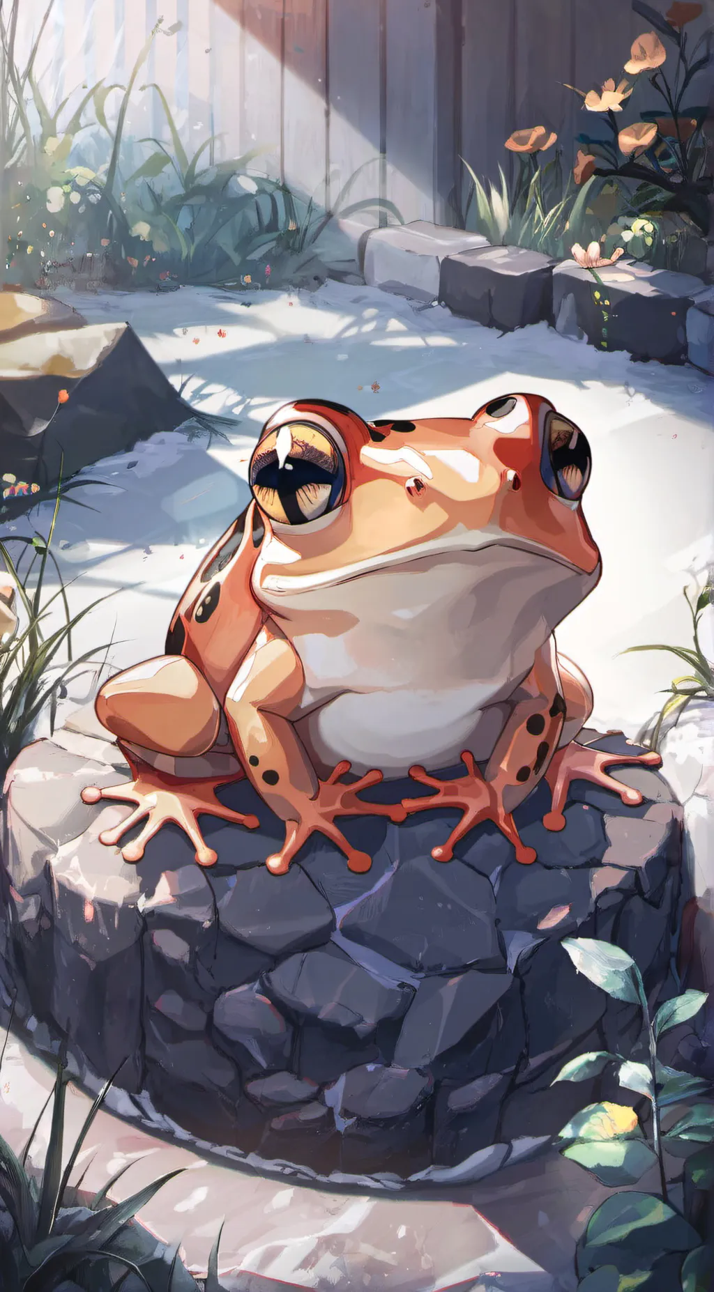 ai character: dumpling background