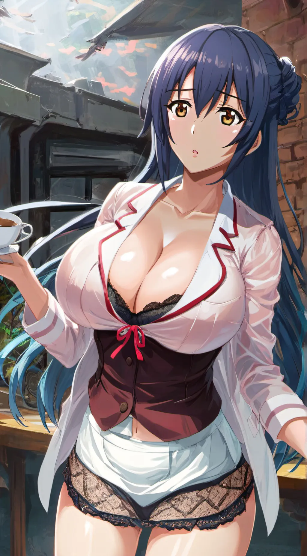 ai character: Aki Nijou background