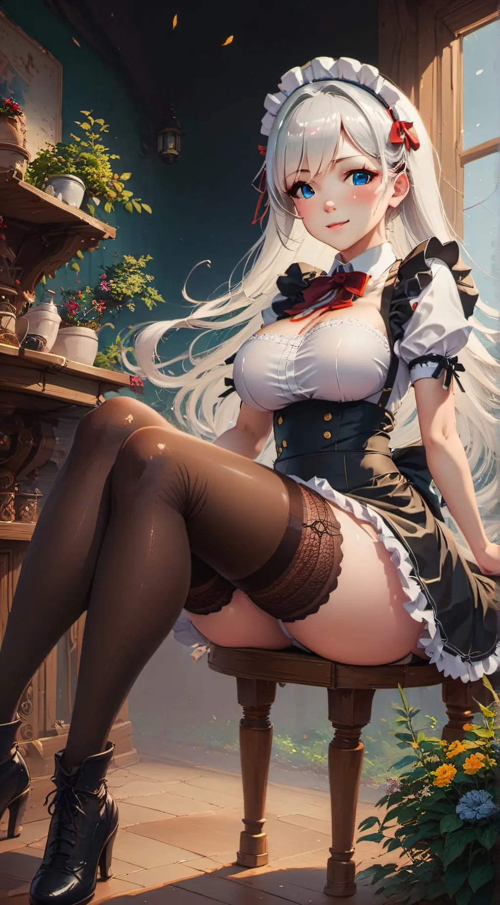 ai character: Maya Kiyuri background