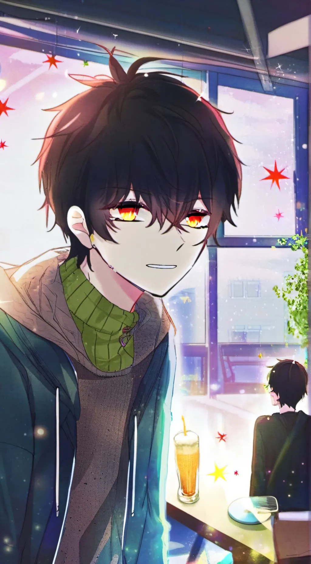 ai character: Damien background
