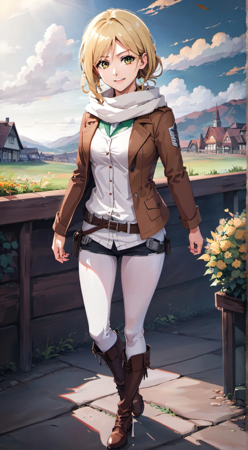 ai character: Krista Lenz (AOT) background