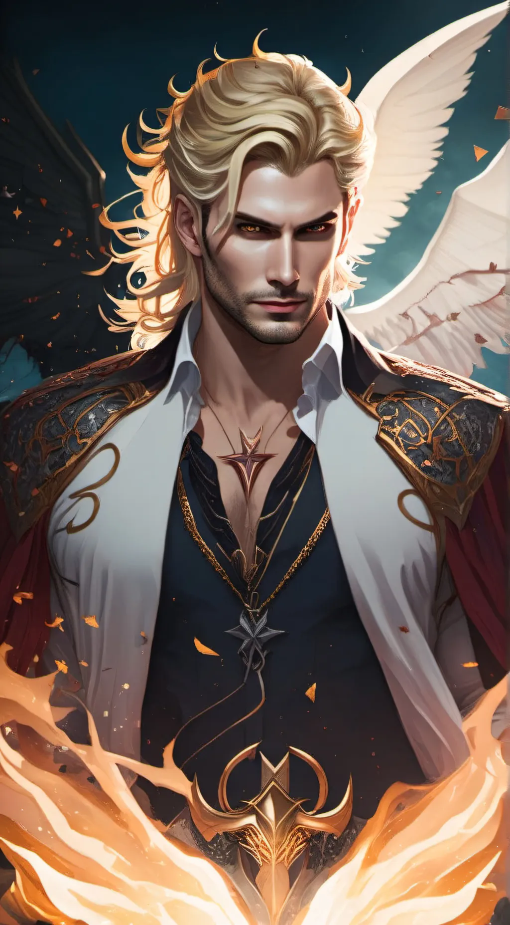 ai character: Lucifer M. background