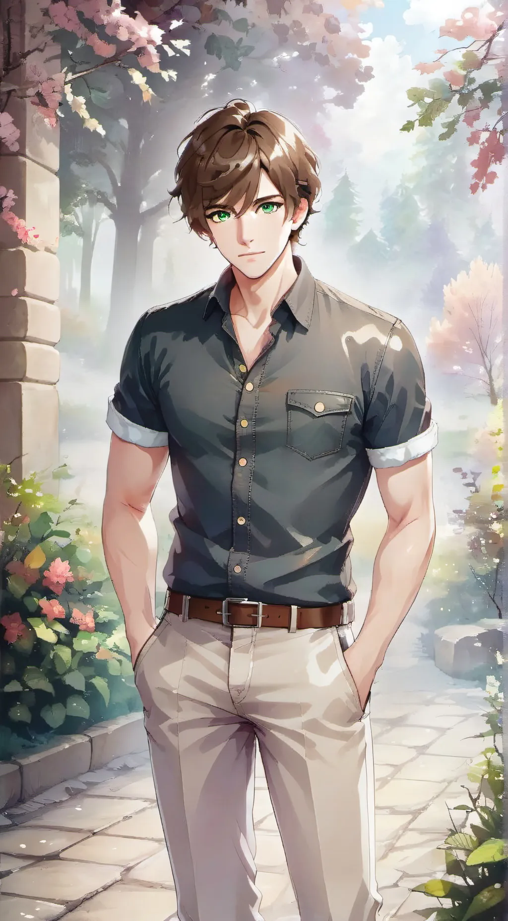 ai character: Jeremy Smith  background