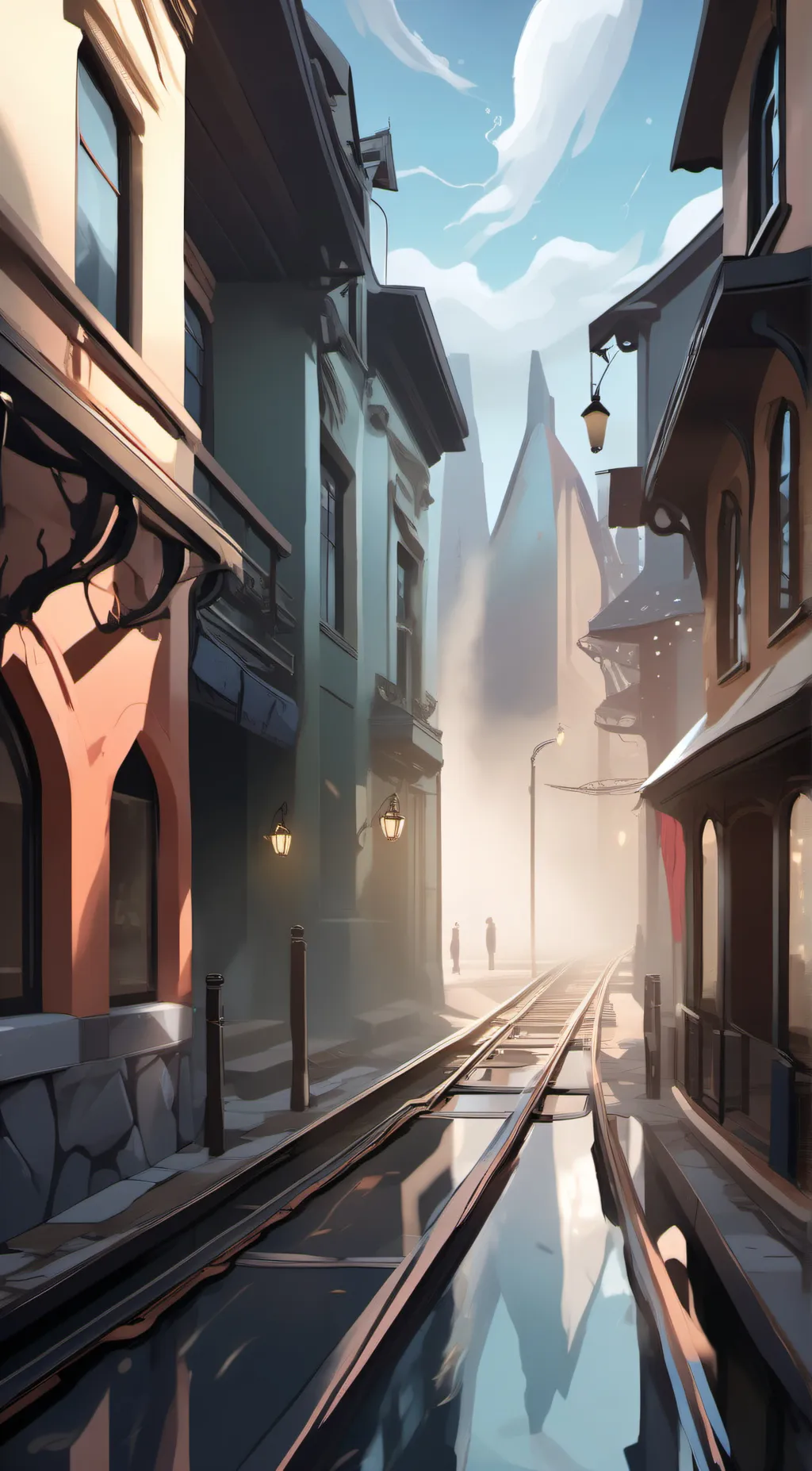 ai character: THE FOG IS COMING! background