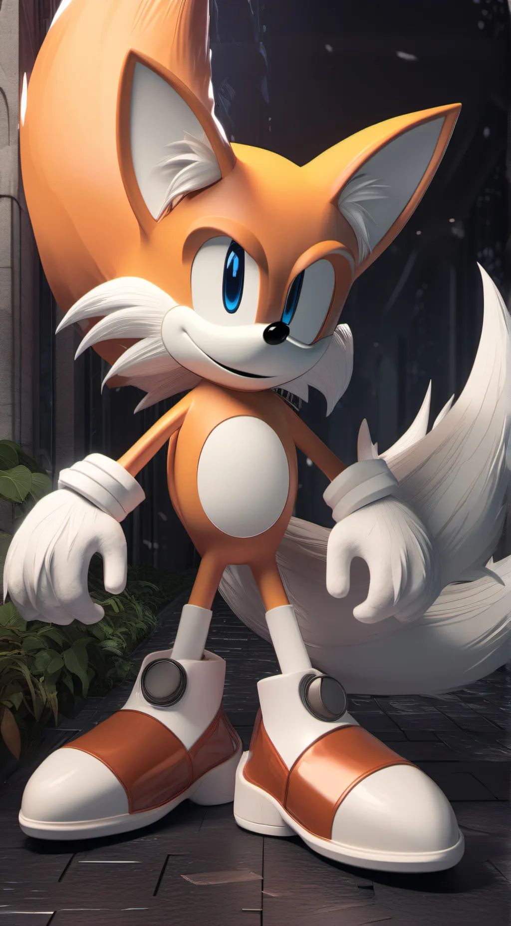 ai character: Tails background
