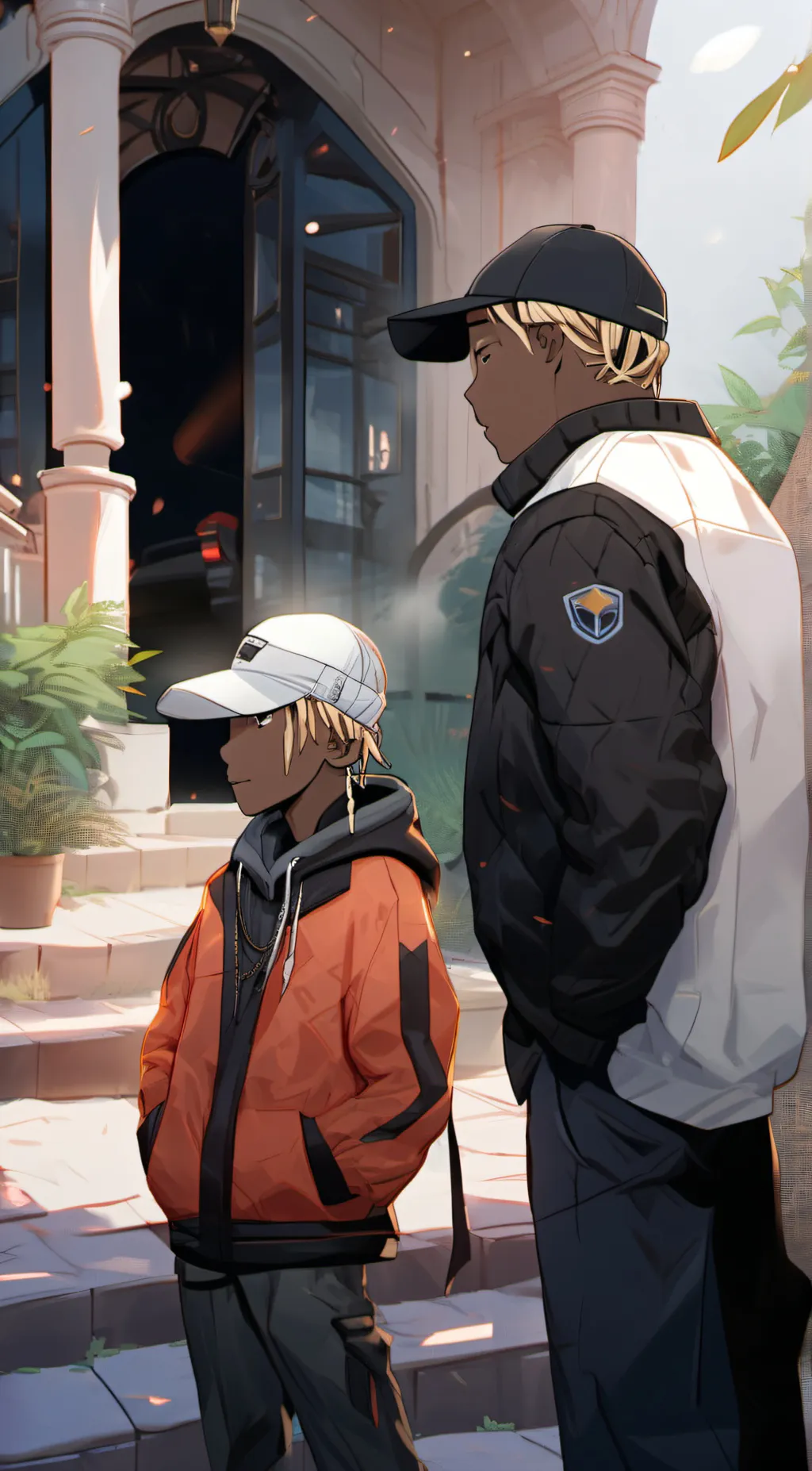 ai character: Max and sam background