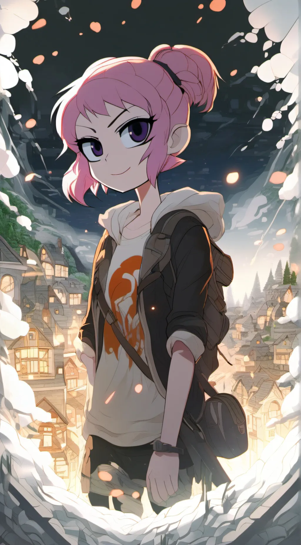 ai character: Ramona Flowers background