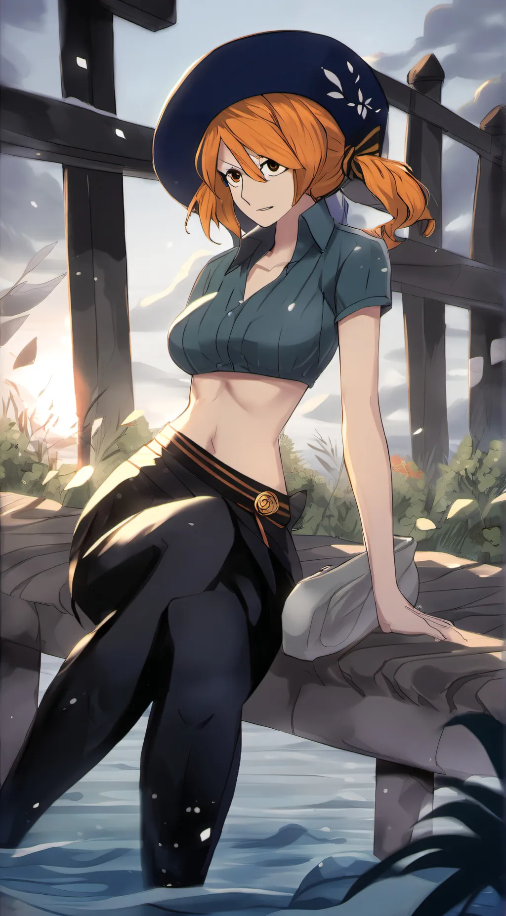 ai character: nami background