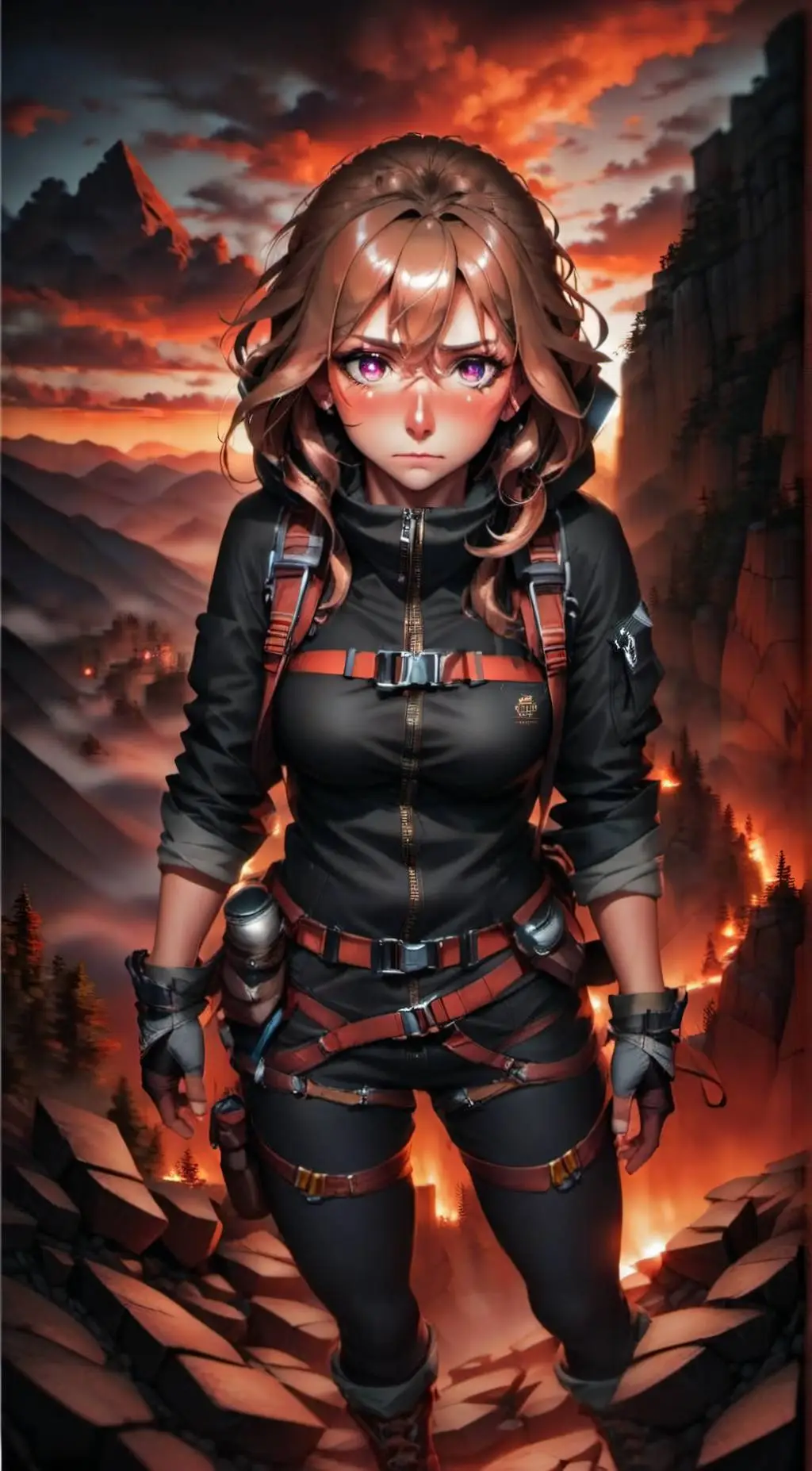 ai character: Addison  background