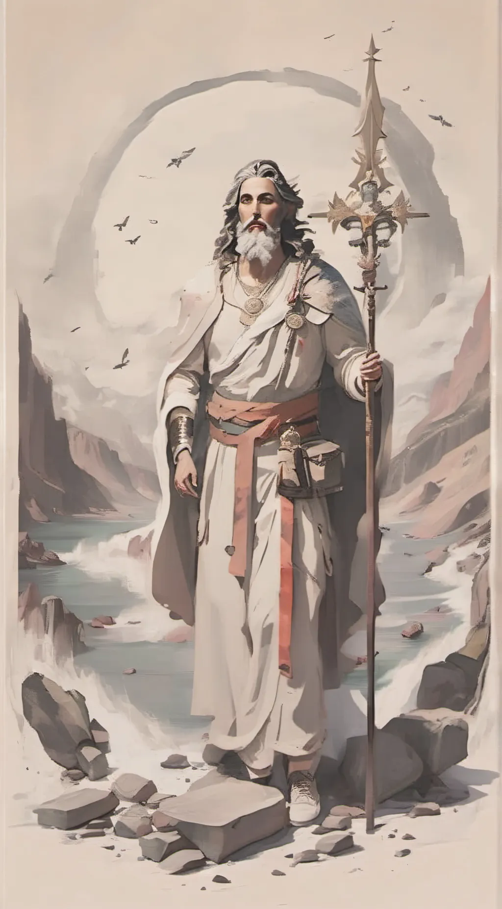 ai character: God background