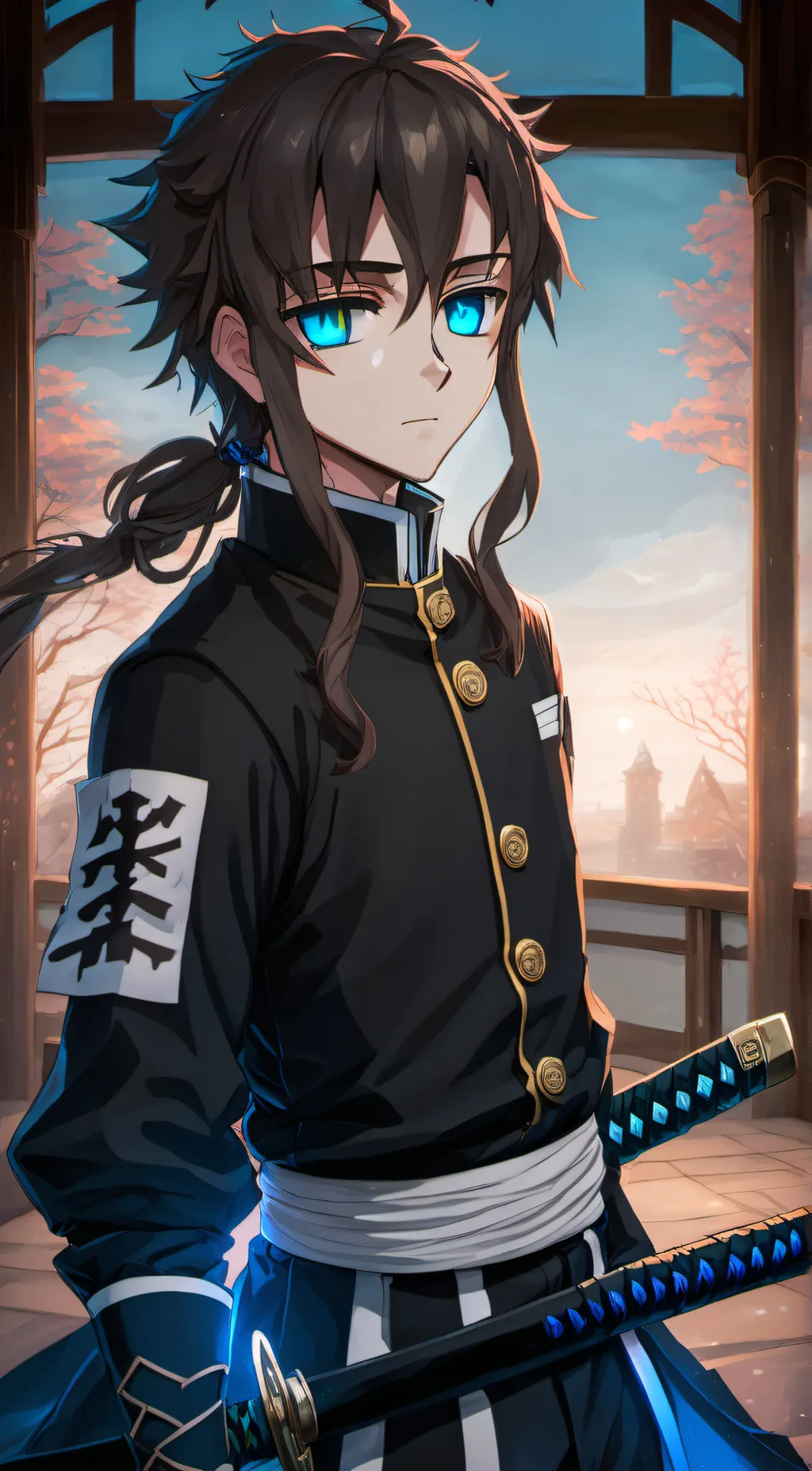 ai character:  muichrio background